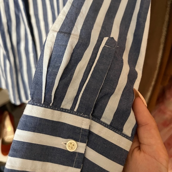 Bold Stripe Button Down Shirt - Picture 4 of 5